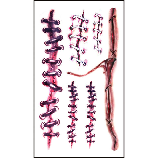 Halloween Wound Tattoo Sticker