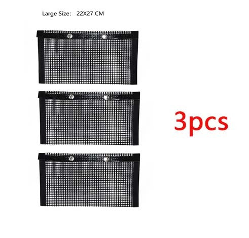 US Local Reusable BBQ Grill Mesh Bag Non-stick Barbecue Baking Isolation Pad Outdoor Picnic Camping BBQ Kitchen Tools