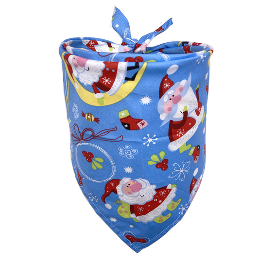 Christmas Triangular Binder Cotton Dog