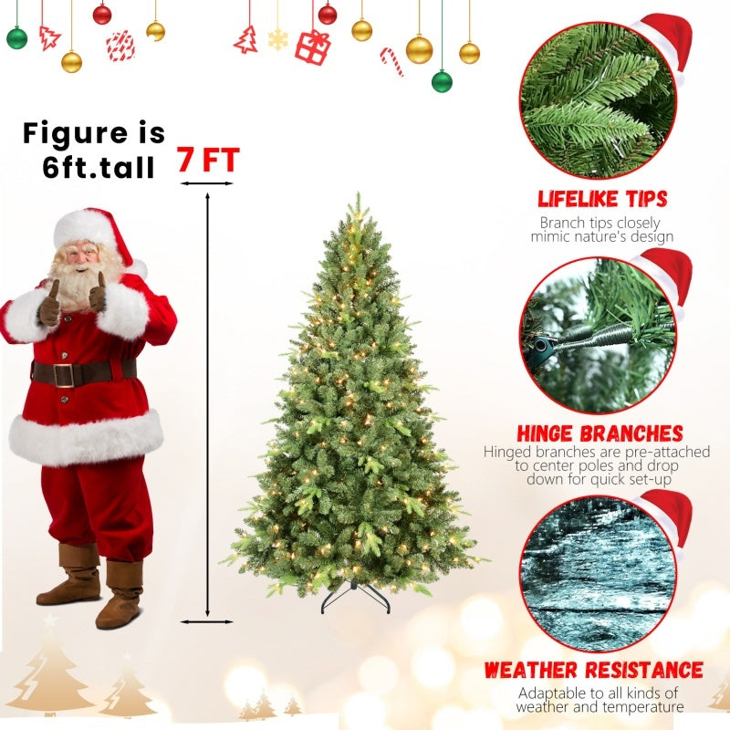 US Local PE, PVC Christmas Tree, Green