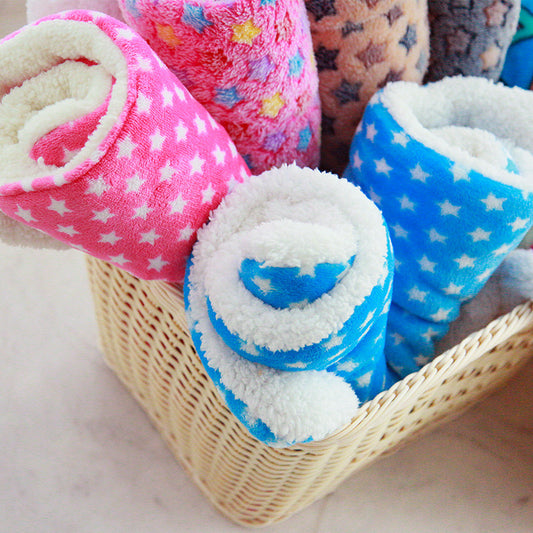 US Local Cute Cat Blankets Dog Pet Mat