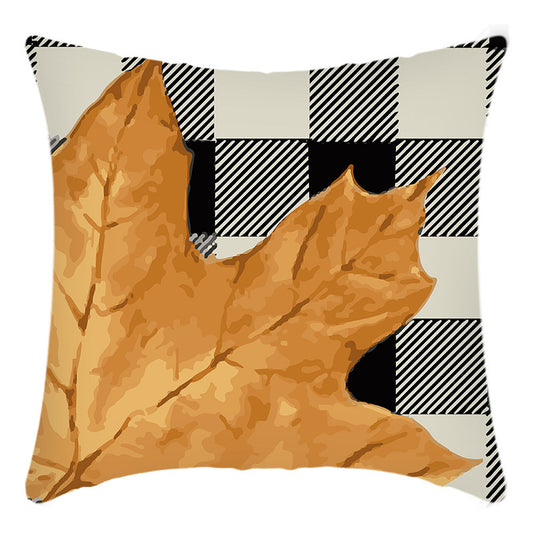 New Thanksgiving Series Pillow Cover English Yellow