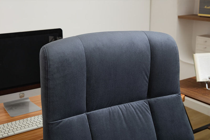 US Local Big And Tall Office Chair 500lbs With Adjustable Lumbar Support, Fabric Executive Computer Chair With 2D Flip-up Armrests, Ergonomic Chair Quiet Rubber Wheels, Extra Wide Seat, Adjustable Headrest