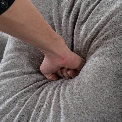 US Local Modular Sectional Sofa With L-Shape Chaise,Cloud Sectional Modern Sleeper Couch With Deep Seat,Sponge Compression Sofas No Assembly Required Grey-Corduroy Fabric