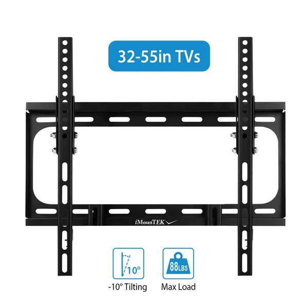 US Local TV Wall Mount Tilt Dual Arm TV Mount Brackets Maximum VESA 400x400mm For 32-55in TVs