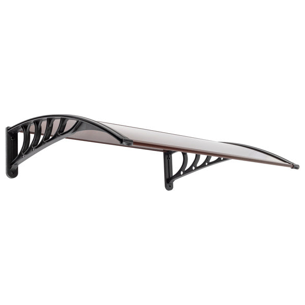 US Local Brown Board Black Bracket Canopy100X96cm