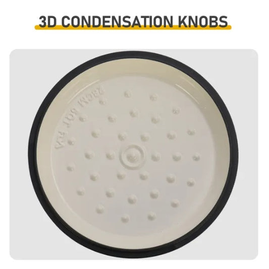 US Local Cast Iron 6QT Cooking Pot - Gradient Blue - Includes Two Silicone Gloves - Enamel Pot