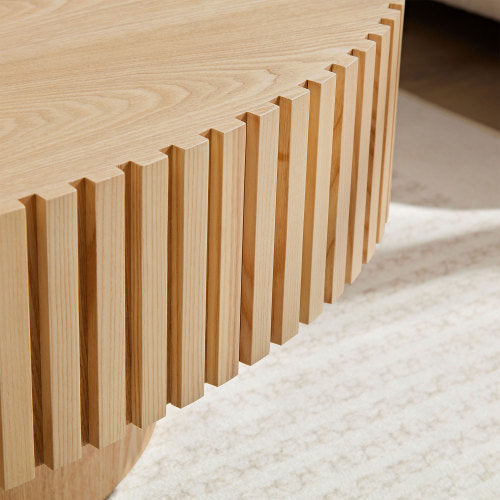 USA Local Modern Handmade Drum Coffee Table