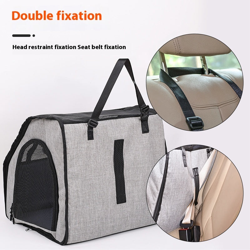 US Local Portable Foldable Car Waterproof And Hard-wearing Pet Cage Waterproof Thickened Dog Mat Car Pet Mat