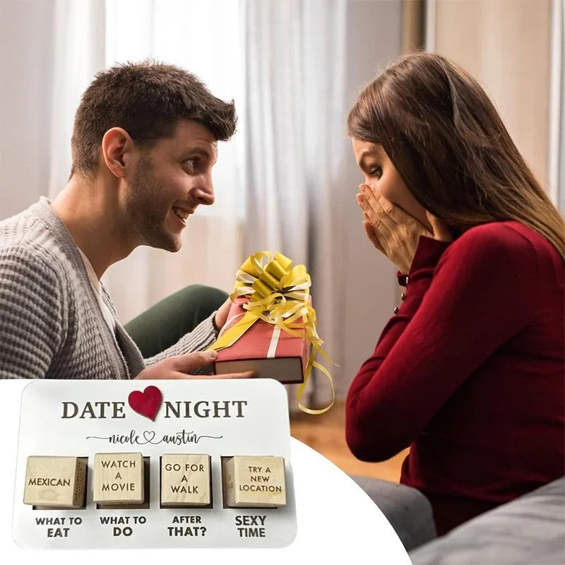 USA Local Wooden Date Night Dice Wooden Date Night Ideas Game Dice Romantic Couple Date Night Game Action Decision Dice Games For Couple