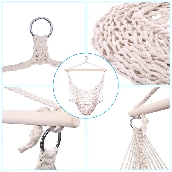 US Local Indoor And Outdoor Garden Cotton Hanging Rope Wind