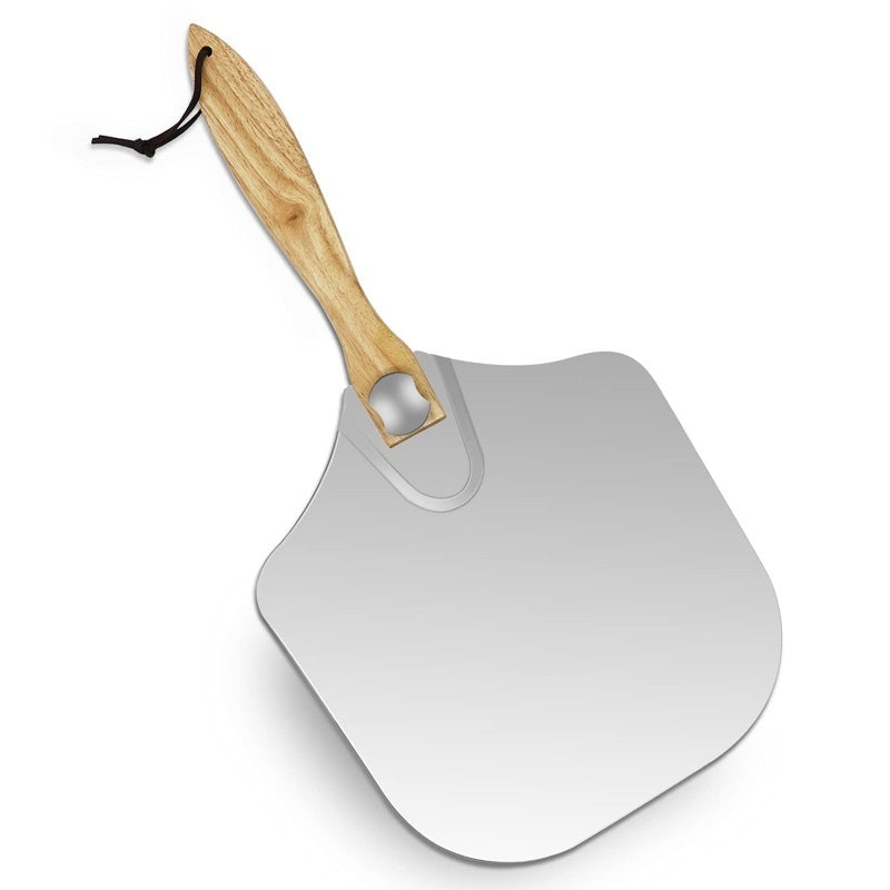 UK Local 12 Inch Pizza Peel Oven Aluminium Foldable Wood Handle And Pizza Paddle