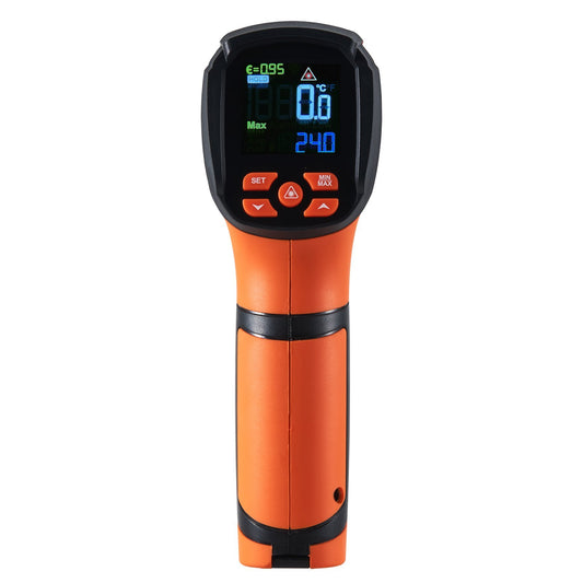 US Local Infrared Thermometer, Dual Laser Temperature Gun Non-Contact, Handheld IR Heat Temperature Gun With Adjustable Emissivity