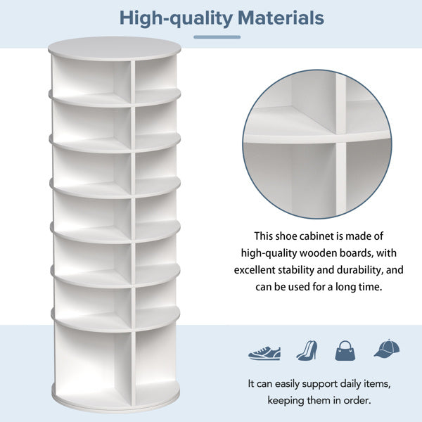 US Local 7-story Rotating Shoe Rack