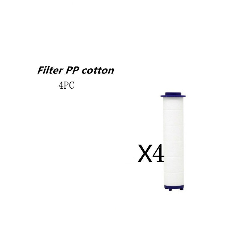 US Local Propeller Driven Shower Head With Stop Button And Cotton Filter Turbocharged High Pressure Handheld Shower Nozzle