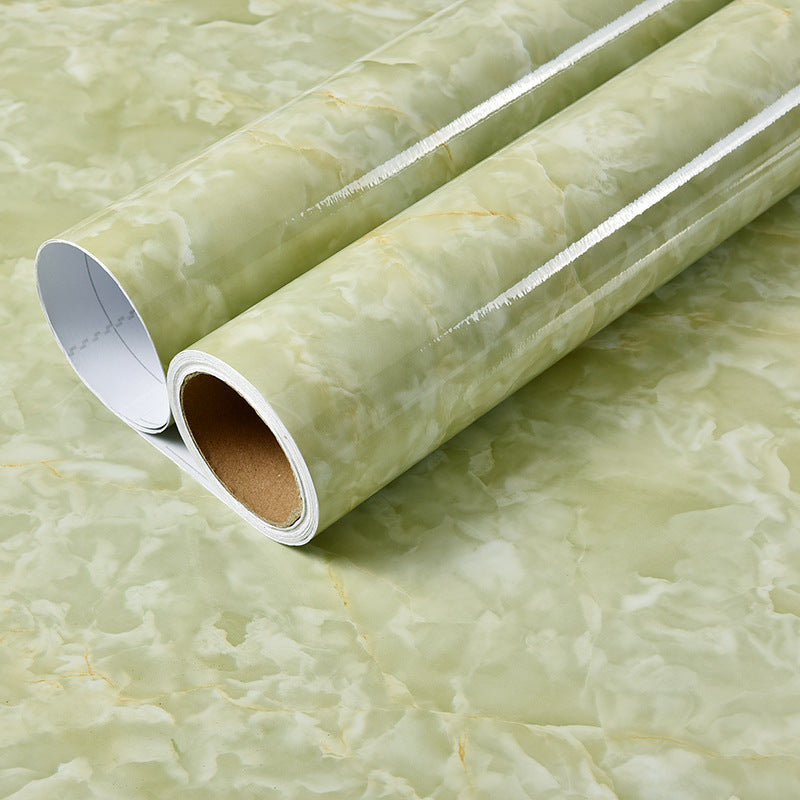 USA Local Imitation Marble Pattern Waterproof And High Temperature Resistant Kitchen Furniture Renovation Wallpaper