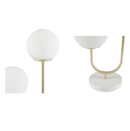 US Local Metal 2-Light Globe Table Lamp