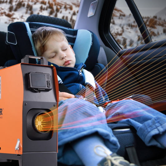 US Local VEVOR Air Heater All-in-one 12V 8KW Bluetooth App LCD For Car RV Indoors