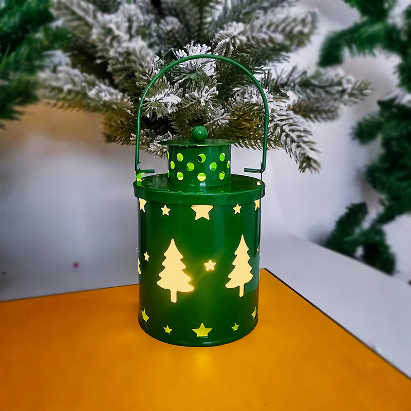 US Local Christmas Candle Lights LED Small Lanterns Wind Lights Electronic Candles Nordic Style Creative Holiday Decoration Decorations