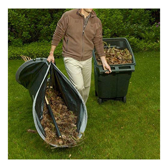 US Local Foldable Dustpan Leaf Storage Bag Collector