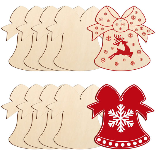 Wooden Craftwork Thanksgiving Snowflake Love Heart Big Pumpkin With Hole Handmade Pendant