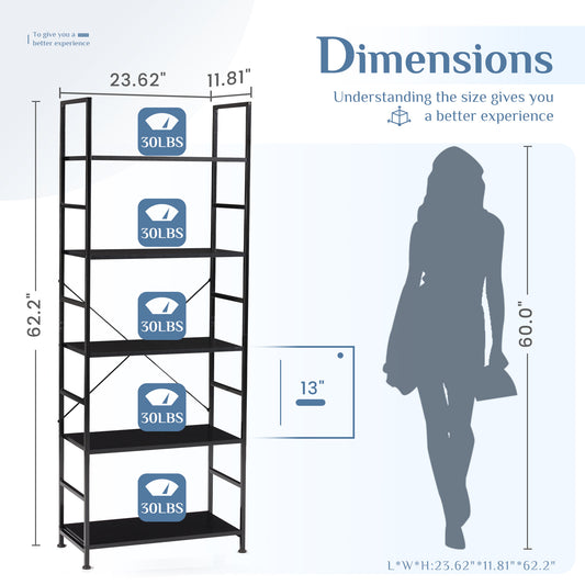 US Local 5-storey Bookshelf