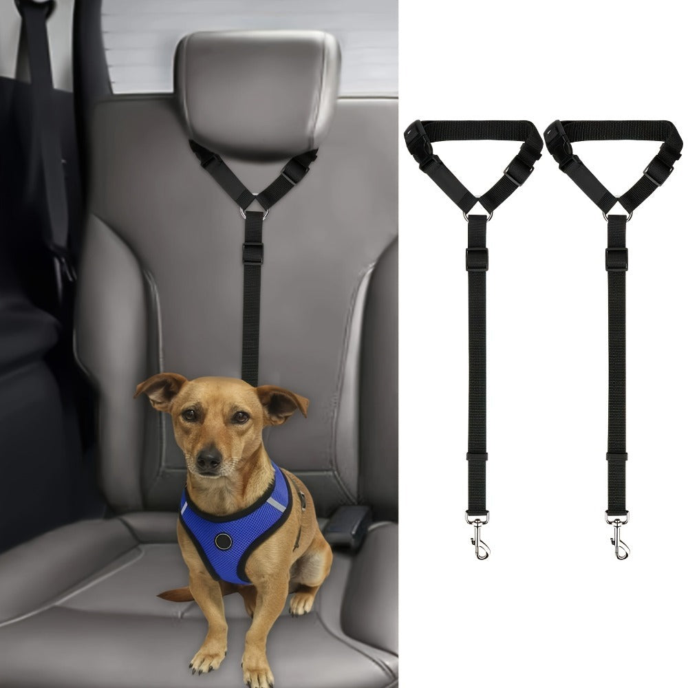 US Local The Two - Piece Dog Leash Set Is Made Of Wear - Resistant And Skin - Friendly Materials. With Excellent Quality, It Meets Various Travel Needs Of Dogs.