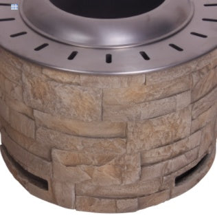 US Local Stackstone Look Smokeless Firepit With Wood PelletTwigWood As The Fuel