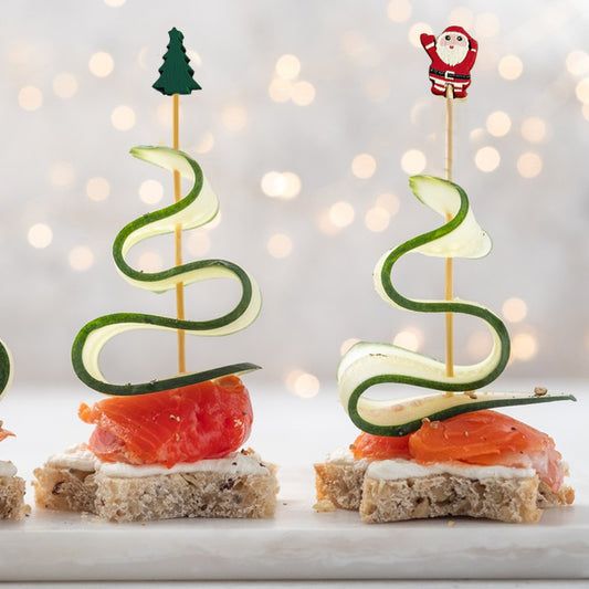 US Local One Hundred Pieces Christmas Cocktail Picks