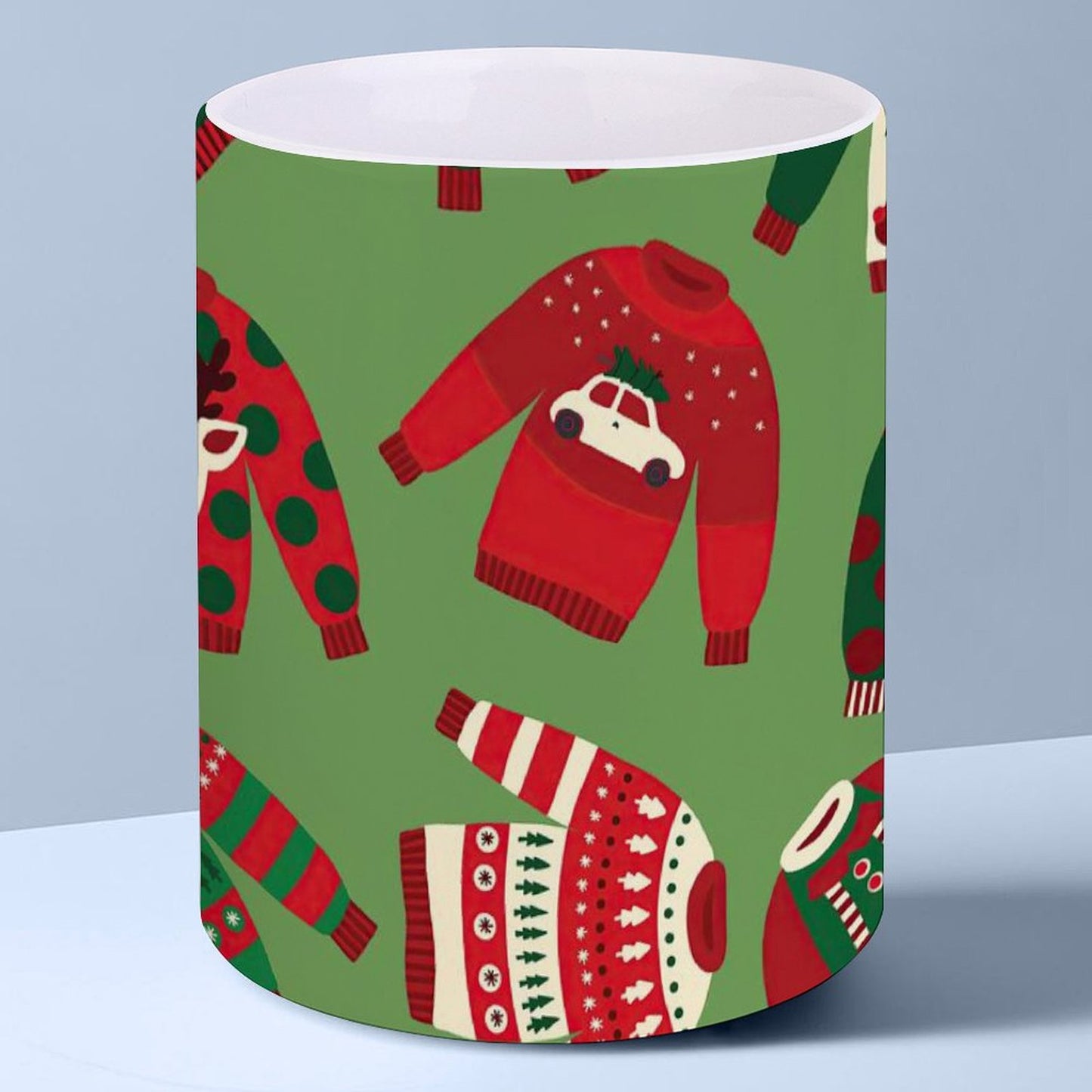 POD US Local White mug with full print, Christmas 0080