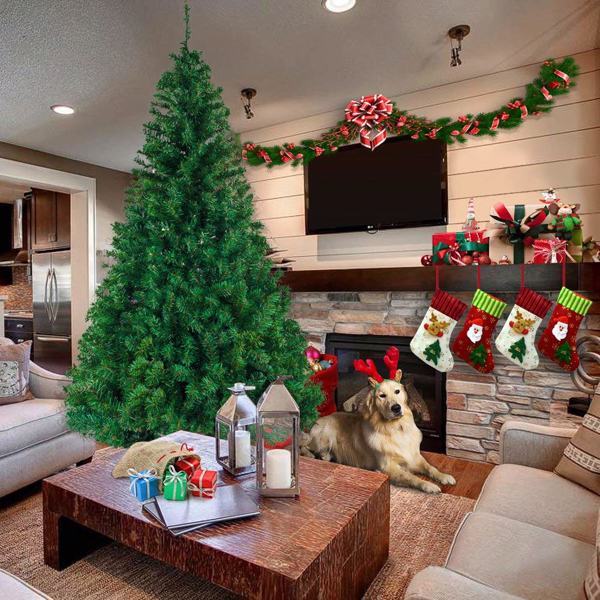 US Local Green 5.5ft 850 Branches PVC Christmas Tree