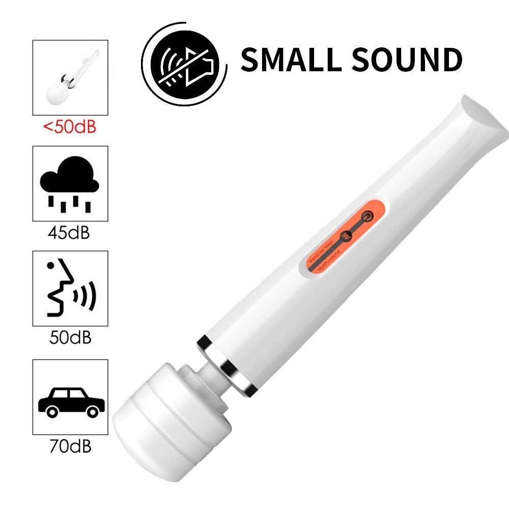 US Local Magic Massager Wand Vibration 10 Speeds Vibrating Massage Full Body Magic Therapy Motor