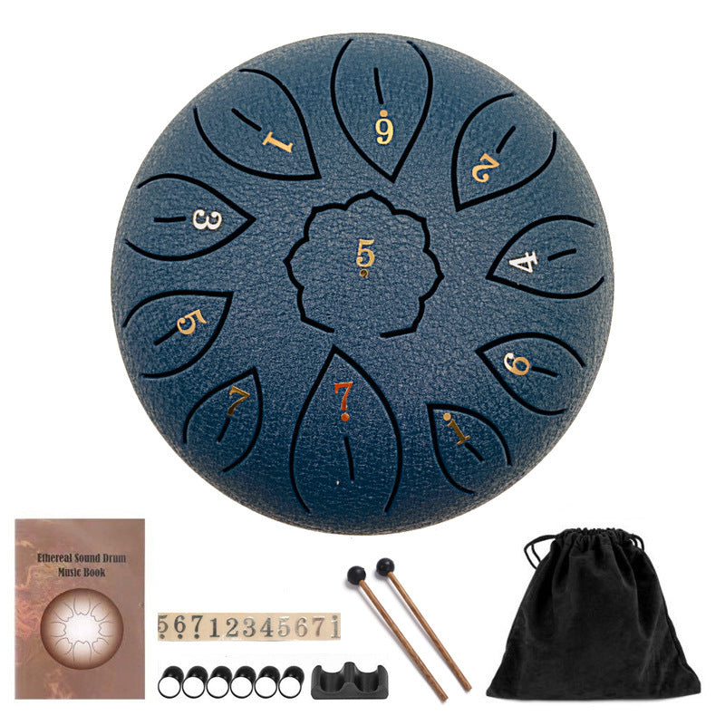 USA Local 6-inch 11-tone Ethereal Drum C Steel Tongue Drum