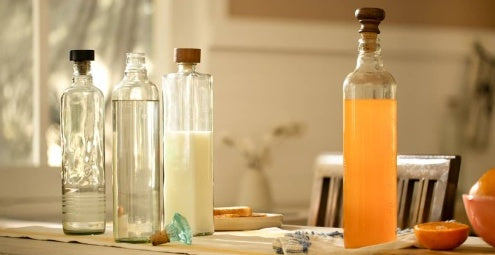 US Local Drop Glass Water Bottle With Ceramic Stopper