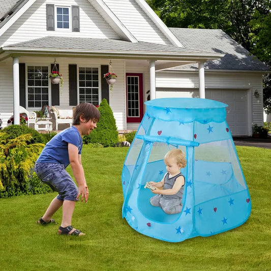 US Local Kids Pop Up Game Tent Prince Princess Toddler Play Tent Indoor Outdoor Castle Game Play Tent Birthday Gift For Kids
