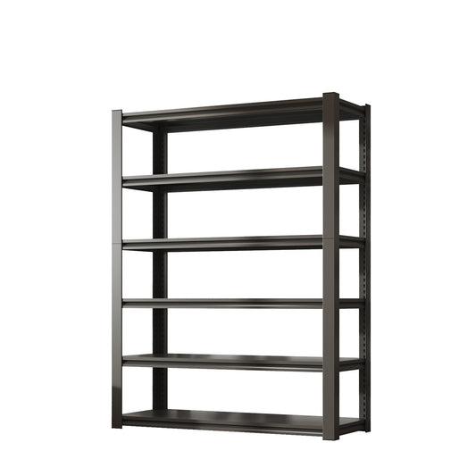US Local Tier Metal Shelves For Storage Garage Shelving 2400LBS Heavy Duty Storage Shelves Adjustable Garage Shelf Industrial Shelving Unit Storage Utility Rack,Black