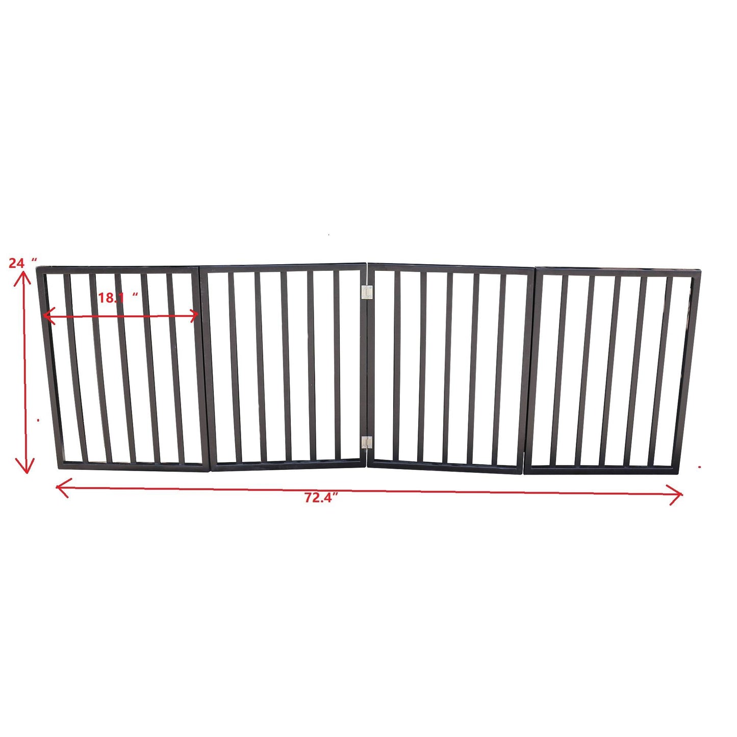 US Local Pet Gate - Dog Gate For Doorways,Stairs Or House-standing, Folding