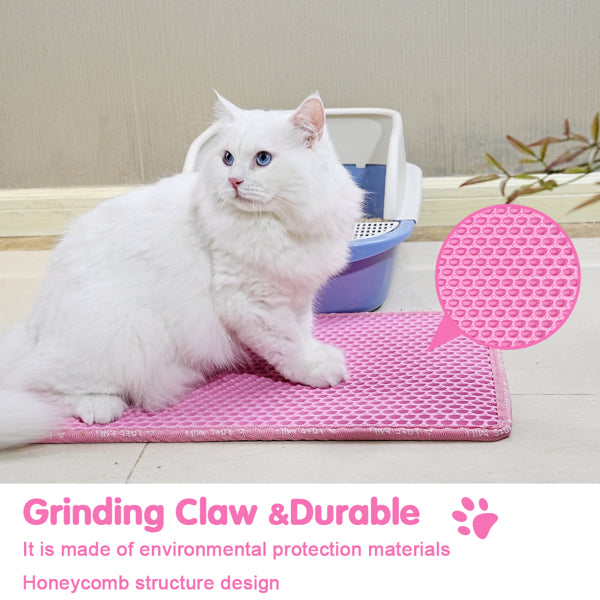US Local Double Layer Rice Shaped Cat Litter Pad