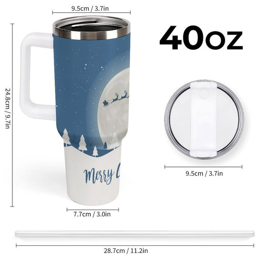 PHDT00173 POD US Local Tumbler 40 oz Large Capacity Car Cup Christmas