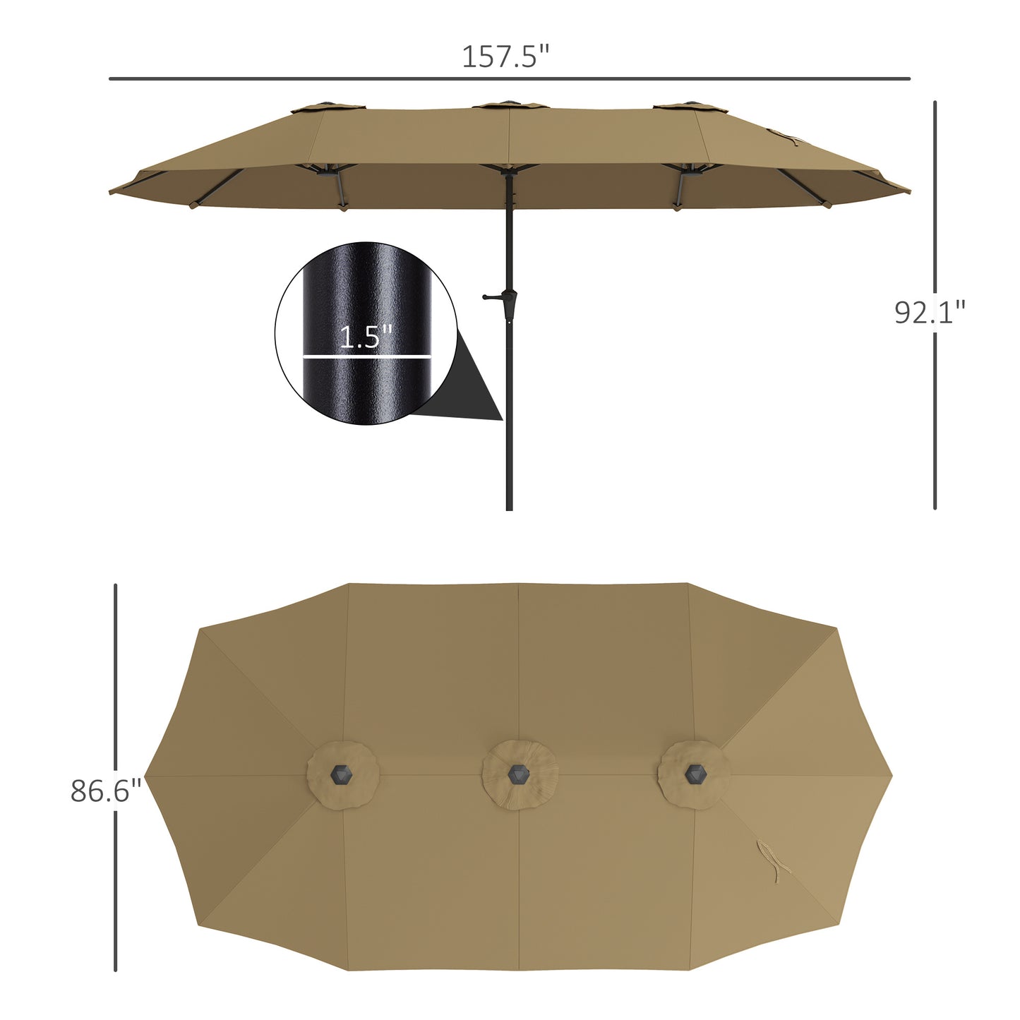US Local Outdoor Beach Umbrella, Amazon Shipping No Shipments On Weekends