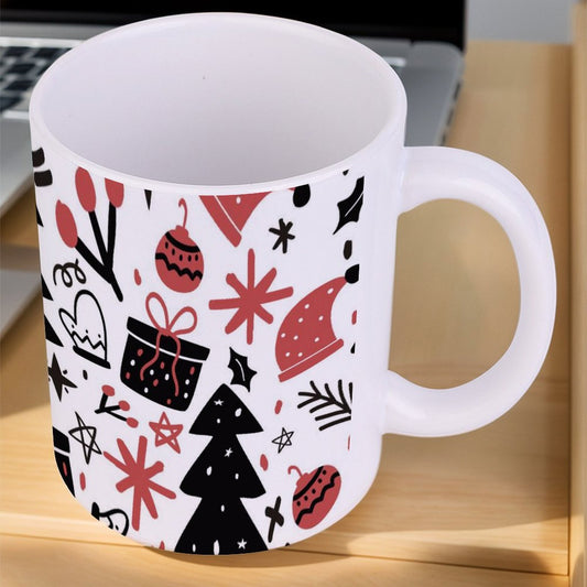 POD US Local White mug with full print, Christmas 0059