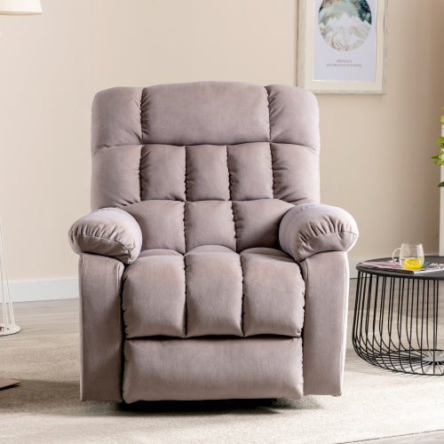 UK Local Electric Power Lift Recliner Chair Sofa With Massage And Heat For Elderly 2 Side Pockets USB Ports Single Recliner Chairs For Living Room Overstuffed Breathable Fabric Reclining