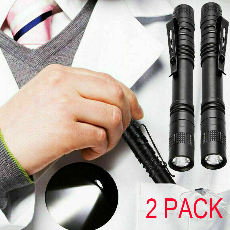 US Local Tactical Flashlight Small LED Torch Light Mini Super Bright Penlight Work Light