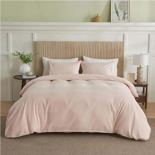 US Local Serta Simply Clean Pleated Duvet Cover Queen