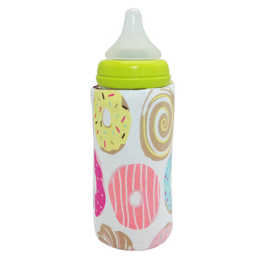 US Local USB Milk Water Warmer Travel Stroller Insulated Bag Portable Baby Nursing Bottle Heater Cover Baby Food Warmer Bottle Warmer