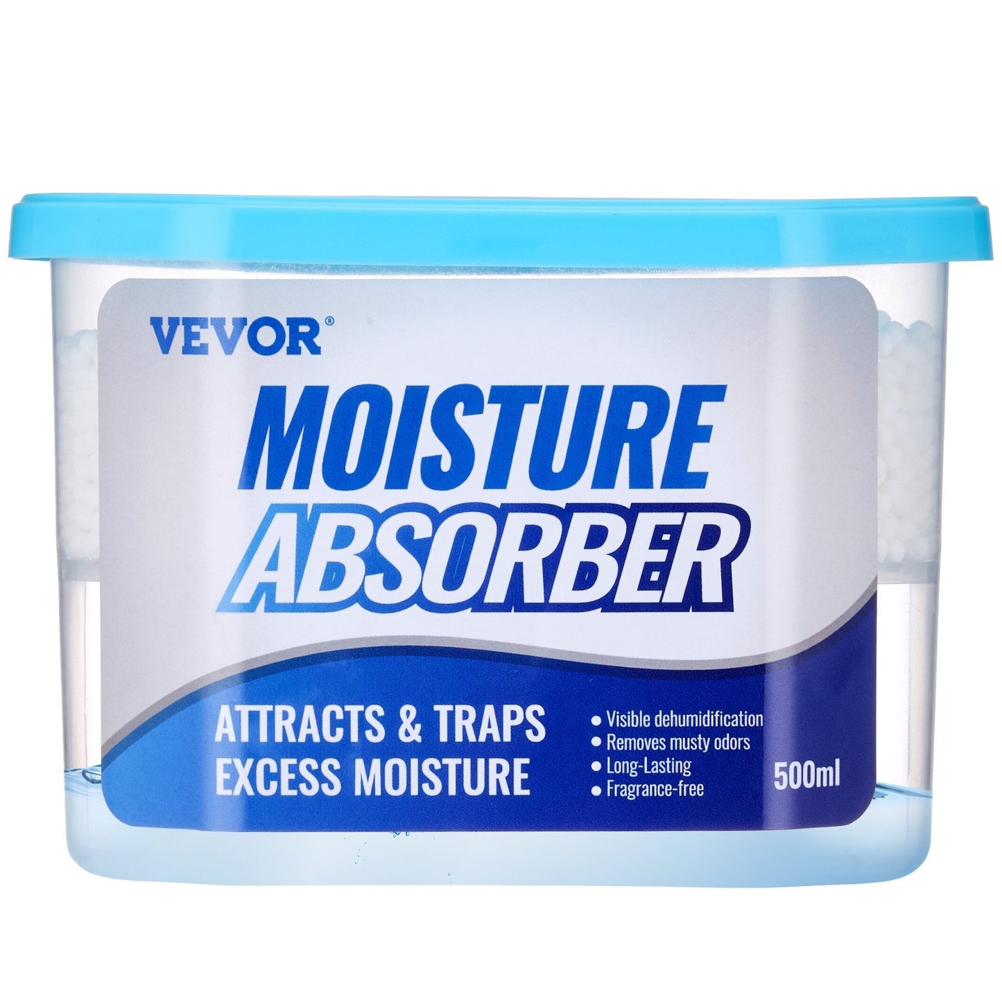 US Local VEVOR Moisture Absorber Boxes, 10.8 Oz Humidity Absorber Boxes 6 Packs , Fragrance Free Dehumidifier Attracts Extra Moisture From Your Bathroom, Closet, And Kitchen