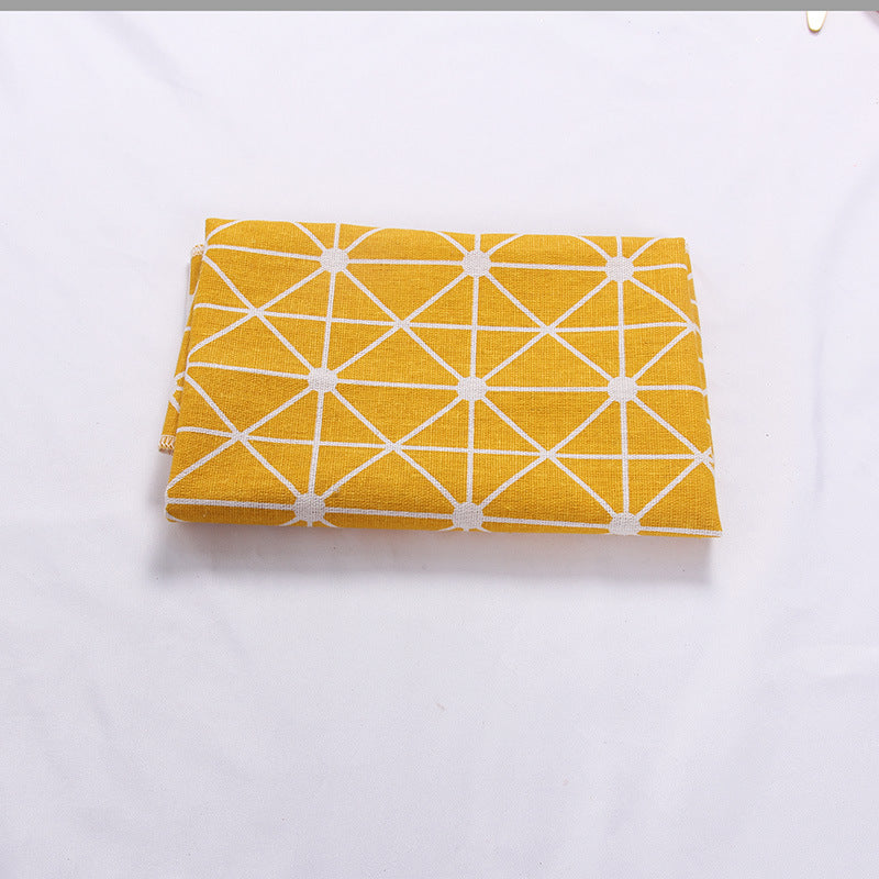 Plaid table mat placemat napkin