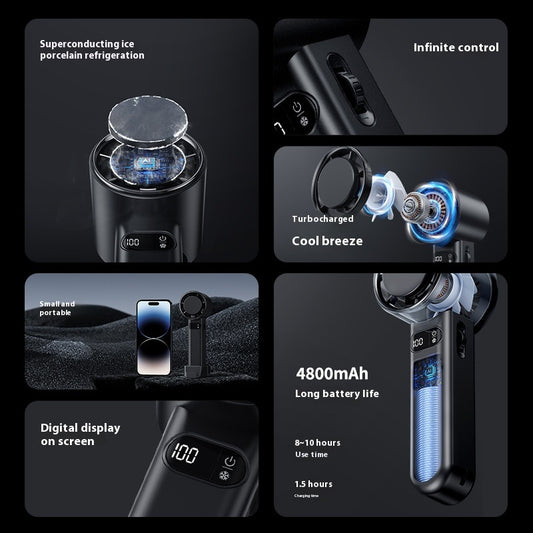 US Local Large Wind Handheld Mini Little Fan