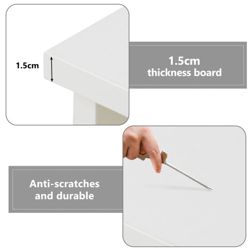 UK Local L-Computer Desk Corner Computer Desk With Large Storage Space Study Desk Laptop Table For Home Office