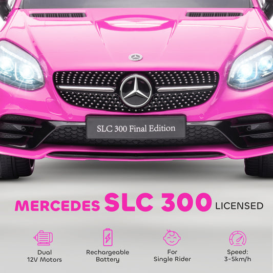 US Local Mercedes SLC 300 Licensed Kids Electric Car with Remote Control